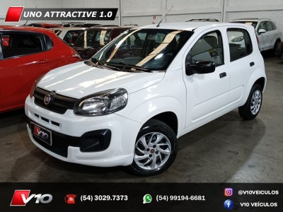 FIAT - UNO - 2020/2021 - Branca - R$ 46.900,00