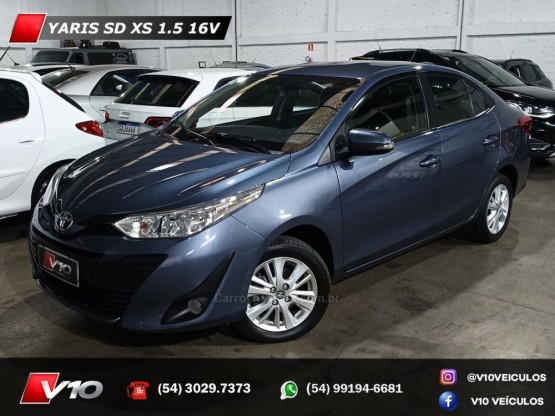 TOYOTA - YARIS - 2019/2019 - Azul - R$ 75.900,00