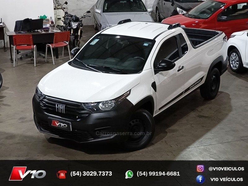 FIAT - STRADA - 2020/2021 - Branca - R$ 68.900,00