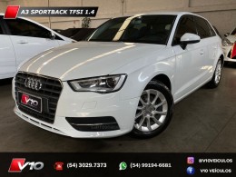 AUDI - A3 - 2015/2016 - Branca - R$ 82.900,00
